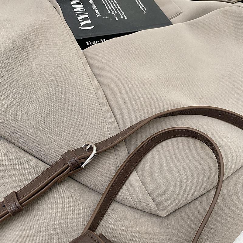 Premium Saddle Bag Fashion Versatile Gemini Bag Dumpling Bag Women's Bag One Shoulder Crossbody Breast Bag Mini Fanny Bag