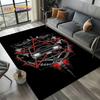 Tappeto Tappeto 3D SPN Supernatural Sign Dean Sam per Soggiorno Camera da Letto Casa Decorazione Divano, Tappeto Area Giochi Bambini Tappetino Antiscivolo