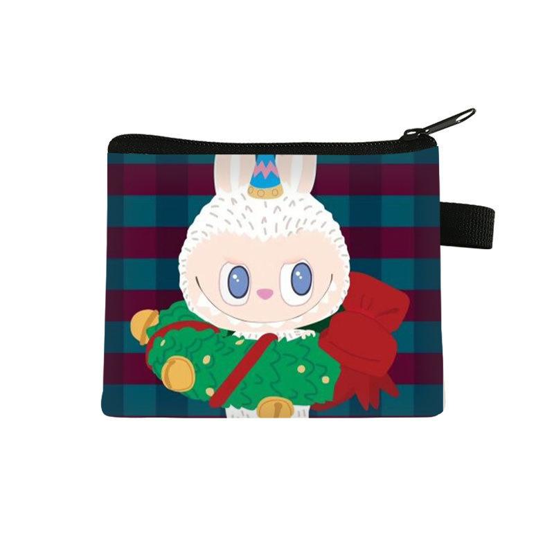 Labubu Children's Coin Purse, Elementary School Boy and Girl Cartoon Storage Bag, Cute Large Capacity Bag CLE