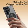360 Rotating Ring Stand For Magsafe Matte Clear Phone Case For Samsung Galaxy S25 Edge S24 S23 FE Plus A56 A36 A26 A16 A06