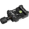 Haoge CP-39 Screw Knob Quick Release Clamp Adapter with Hand Strap for Bosses, Bosses Slot RRS, Sunwayfoto, Kirk Benro, Arca Swiss Tripod or Monopod H