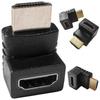 HDMI 90° Female To HDMI Male Angle Adapter Connector 270°