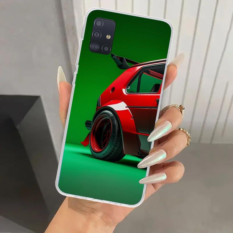MK1 Golf Vintage Car Phone Case for Samsung Galaxy A52 A32 A22 A12 A02S A50S A30S A10S Note 20 Ultra 10 Plus S10 A31 A20 A71 A72