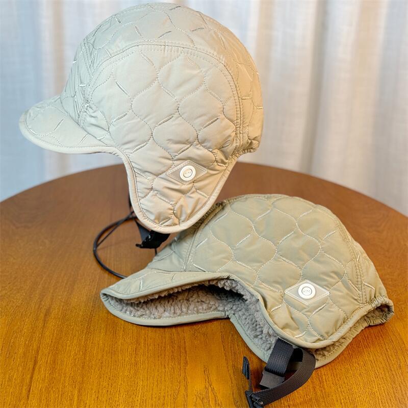 Lei Feng Hat for Men and Women In Winter Thickened Velvet Lamb Wool Warm Ear Protection Hat Outdoor Skiing and Cycling Pilot Hat