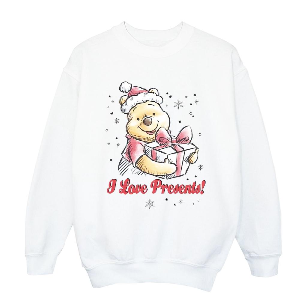 Disney Sweatshirt mit Aufschrift „Winnie The Pooh Love Presents“ für Mädchen