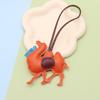 Women Leather Camel Bag Pendant Keychain Cartoon Animal Keyring Cute Ornament