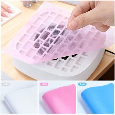 100pc Nail Vacuum Cleaner Filter Paper Filter 3Colors Non-Woven Fabric Dust Collector Replacement Portable For Nail Salon