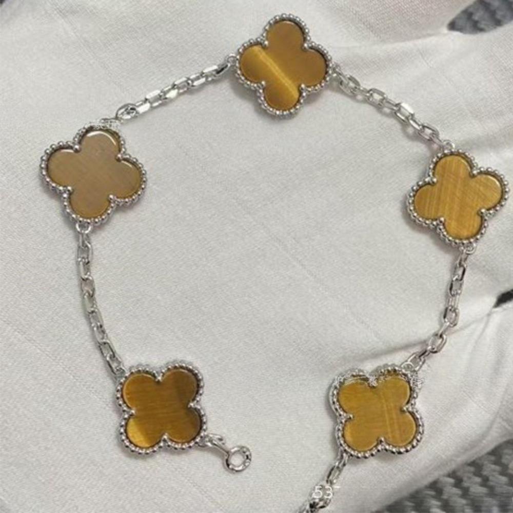 

Высококачественный браслет из красного халцедона с лазерной гравировкой «Четырехлистный клевер» и «Пятицветник», из розового золота 18 карат, ювелирное изделие класса люкс, подарок для девушки High Version