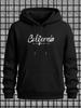 Men'S Casual All-Match Style Fashion Hoodie, New Unique Design, Southwestern California Style Print Eye-Catching Sweatshirt Design Pattern Print - Cas