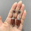 Retro Tibetan Earrings Ethnic Style Versatile Nepalese Niche Earrings Jewelry Stud Earrings Women