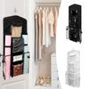 A Large Household Transparent Storage Hanging Bag for Storing Clothes To Save Space