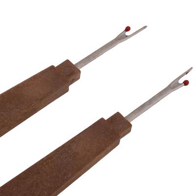 2Pcs Kunststoff Griff Handwerk Gewinde Cutter Naht Ripper Stich Unpicker Nadel Kunst