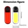 BUCKLOS COB Bike Lights Bicycle Light USB Recharge Bicycle Rear Light Waterproof Road Mountain Bike Taillights Cycling Lamp