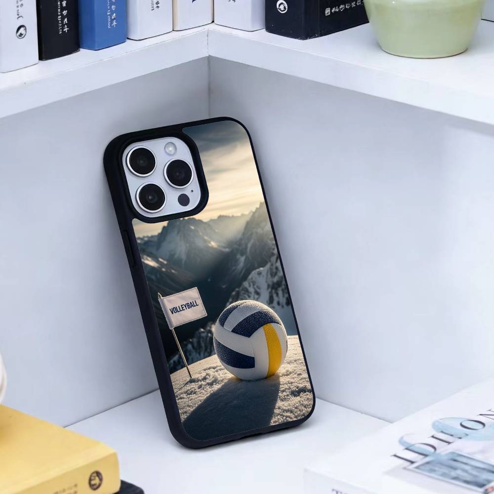 

Painted volleyball (9) Phone Case For iPhone17,16,15,14,13 Plus,Pro Max Magnetic For Magsafe Wireless Charging iPhone17Air