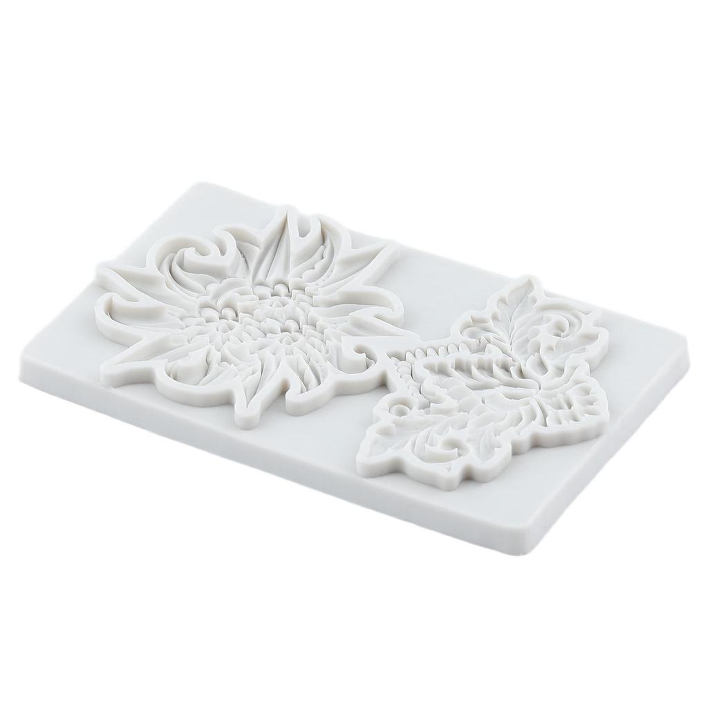 Flower Silicone Molds Chrysanthemum Poppy Flower Fondant Mold Cake Decorating Tools Cupcake Topper Candy Chocolate Gumpaste Mold