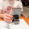 Electroplated Heart Samsung S26U Case with Anti-Drop Astronaut Bracket - Full Coverage, Soft, 15Pro Model.