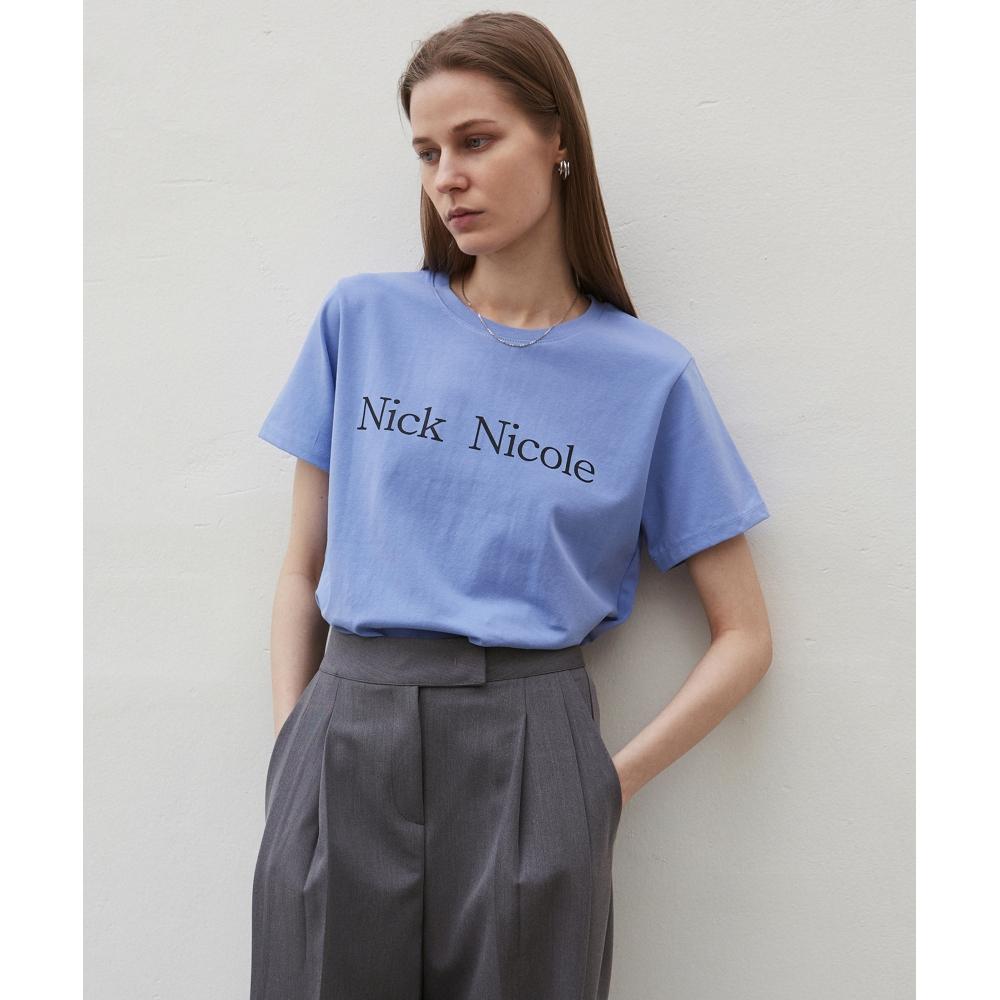 

NICKNICOLE NICOLE CLASSIC REGULAR TEEPASTEL BLUE