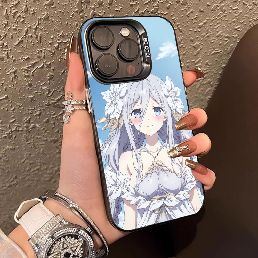 Date a Live Mio Takamiya Translucent Mobile Phone Case for iPhone 17 16 15 14 13 12 11 X XR XS Air Pro Max Plus Colorful Cover