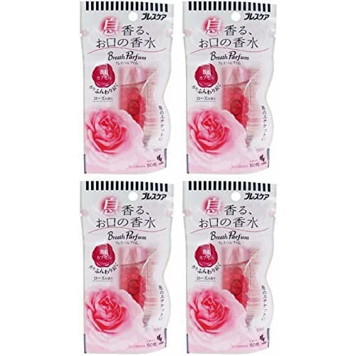 [Bulk Purchase] Breath Care Breath Perfume, Rose Capsules, 50 Capsules X 4 Packs