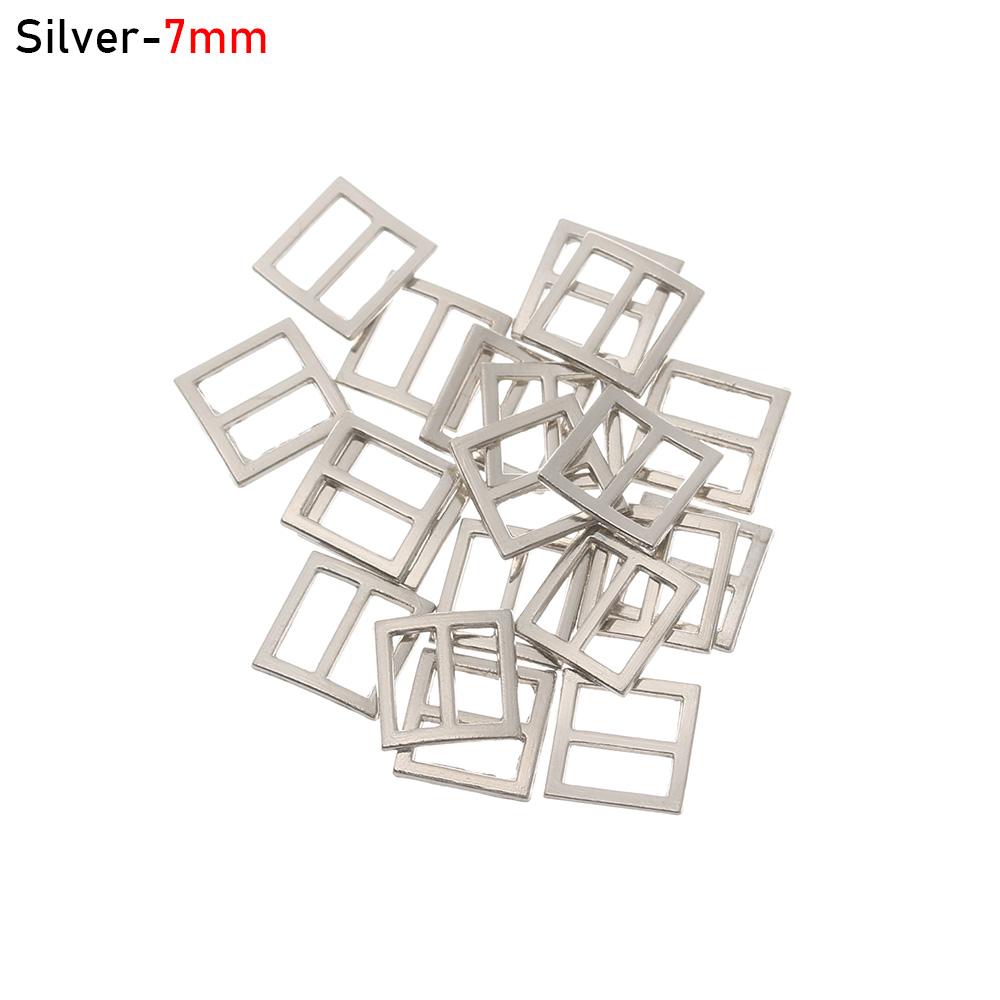 20Pcs 6/7/8.5mm Ultra-small Square Buckle for Doll Bags Shoes Clothes Mini Belt ButtonsDIY Clothing Sewing Accessories