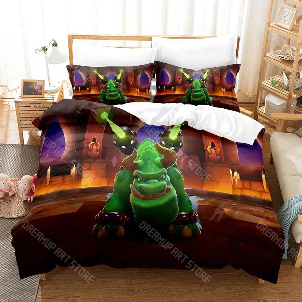3D Printed Spyro Reignited Trilogy Spyro Dragon Bedding Set for Boys Girls Duvet Cover Twin Queen King Full Single Double Sizes