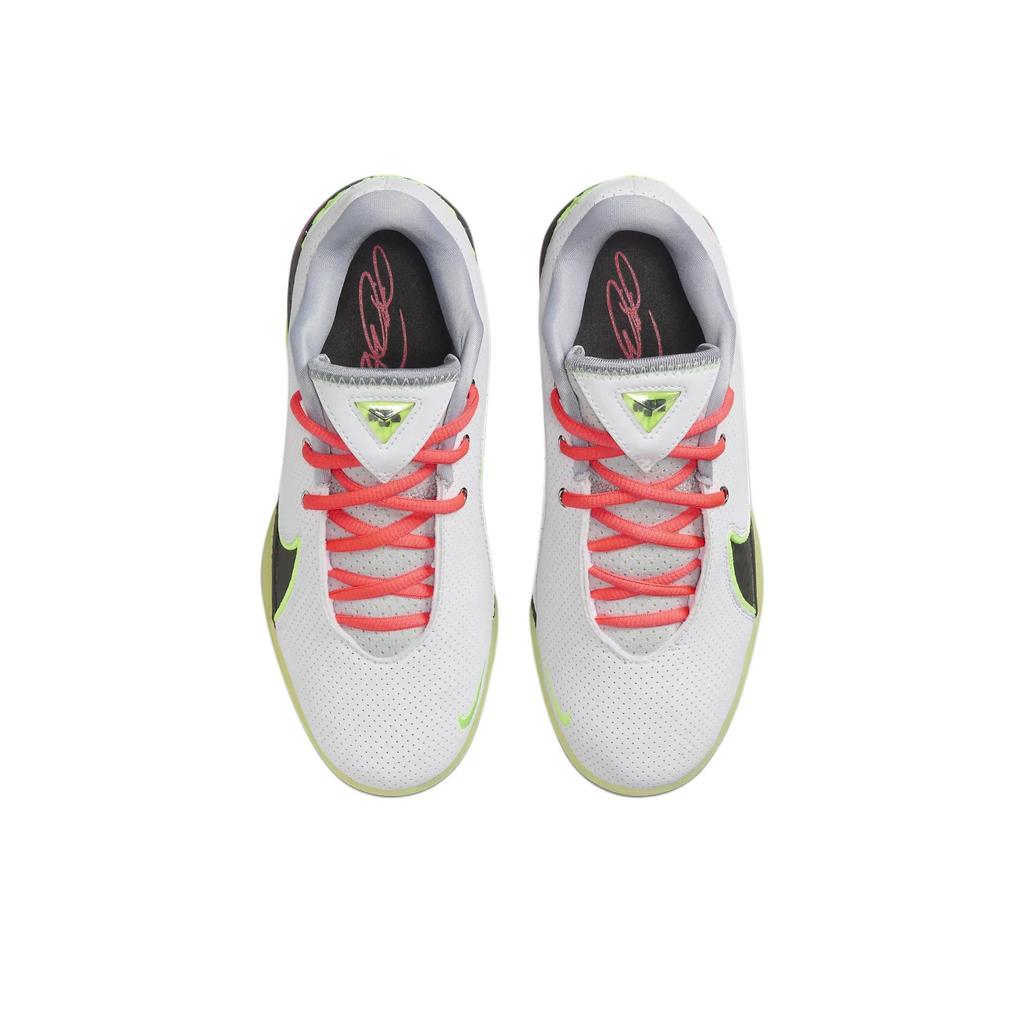 Nike LeBron 22 GS Crown Jewel Kids Sneakers White Medium-Ash Barely-Volt IB2741-100