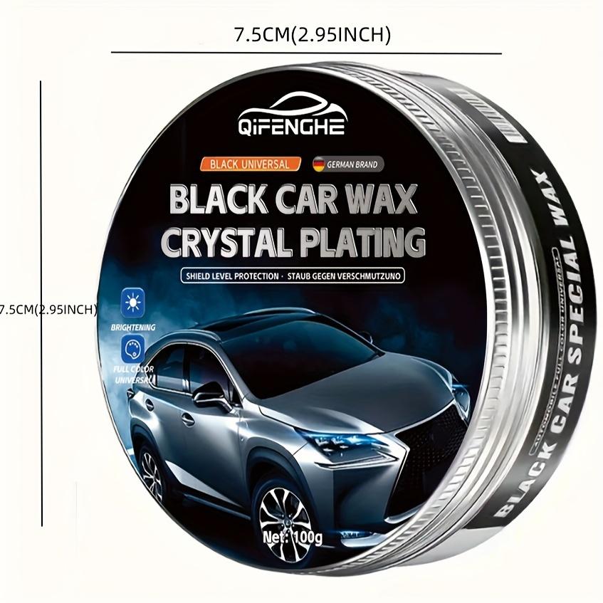 3.53oz Ceară neagră cristal electroplacat pentru mașină, vopsea auto, lustruire, crește luminozitatea mașinii dumneavoastră