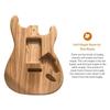 2026 Corpo a Barile per Chitarra Lucidato Tipo di Legno Durevole Parti per Chitarra Elettrica Acero Facile da Installare Materiale a Secchio per Chitarra Elettrica