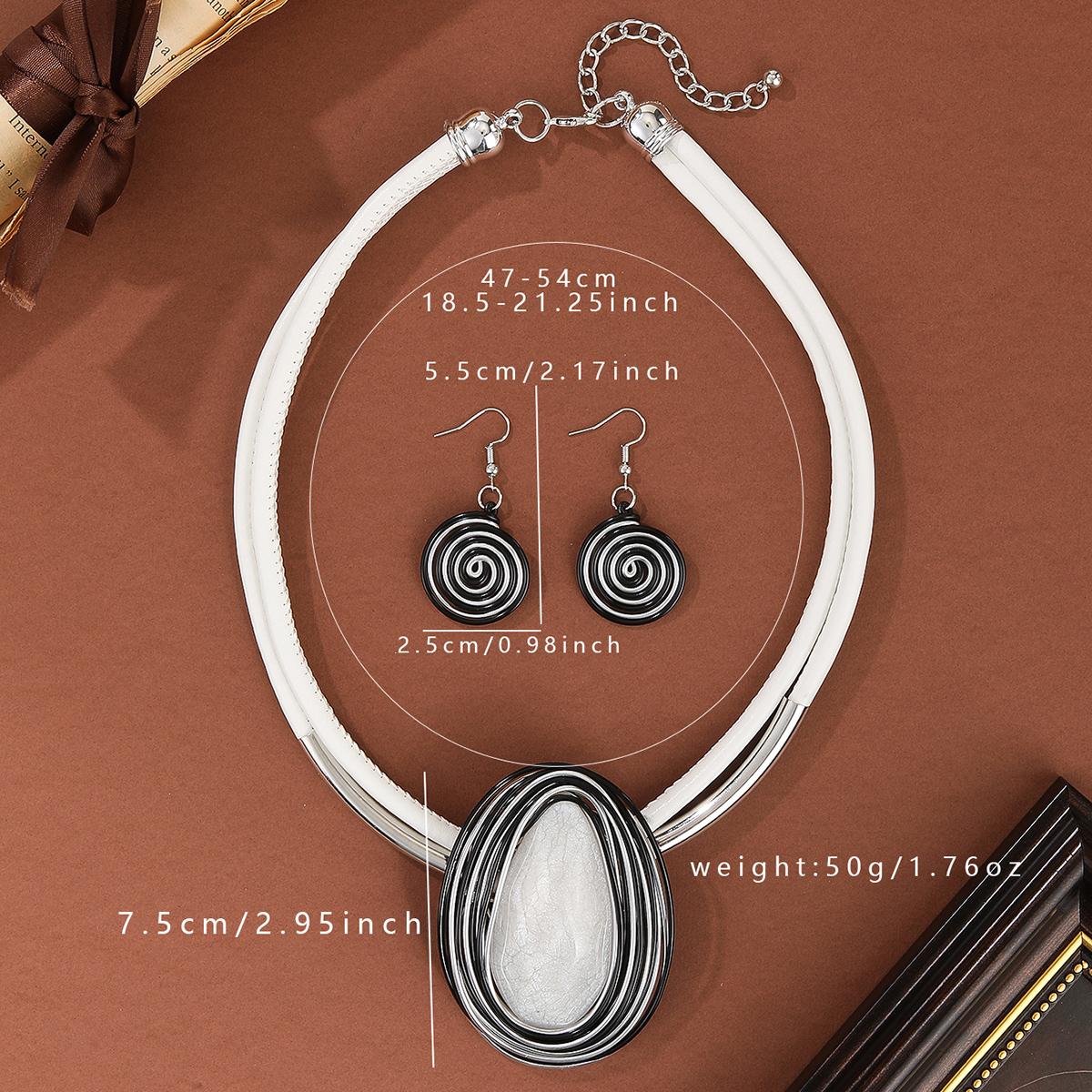 

1 комплект Красочный Кристалл Овальной Формы Циркониевые Наборы PV Двухслойное Ожерелье Серьги Набор для Женщин Вечеринка Заявление Циркониевый Набор Подарки