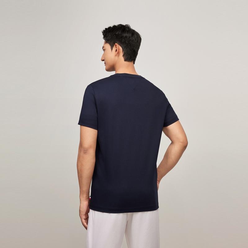 Tommy Hilfiger T-Shirts Men's Crew Neck Moderate Straight Fit MW0MW34899