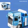 136 Die Cast Alloy Engineering Car Model Playset Simulation Fire Game Rescue Tower Car Echo Sound Light Kids Birthday Gift B158