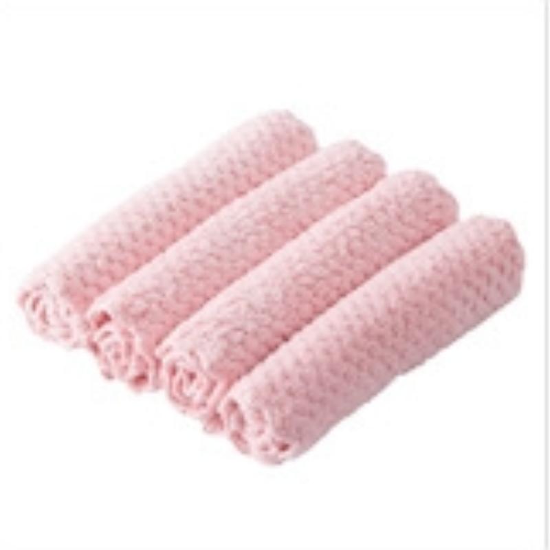 

10 шт. чистящих салфеток, эффективное средство для удаления пятен и жира, многофункциональные бытовые тряпки, прочные, легко чистятся и многоразовые полотенца 10 pcs розовый