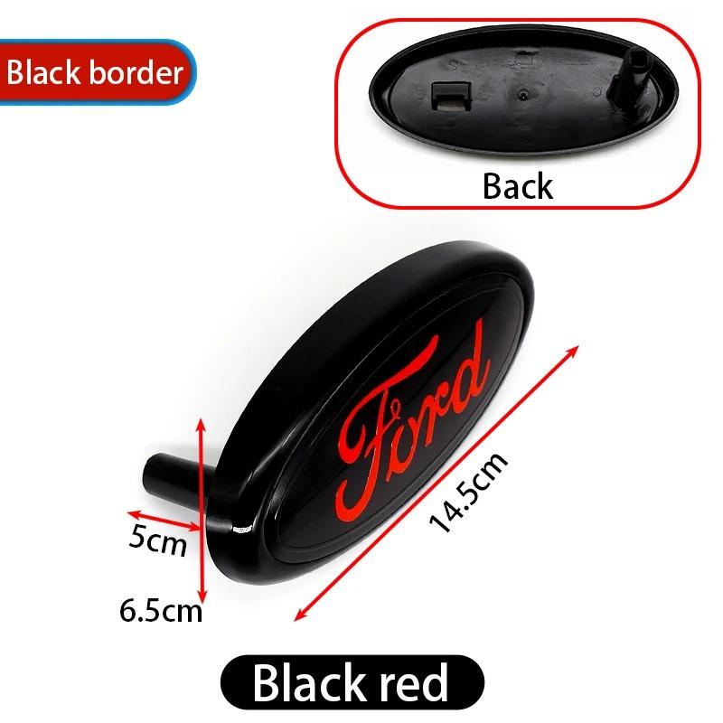 Car Front Grille Logo Hood Logo Badge Trunk Auto Accessories For Ford Focus mk2 mk3 Fiesta mk7 Ranger Mondeo mk4 S-MAX Kuga 9 10