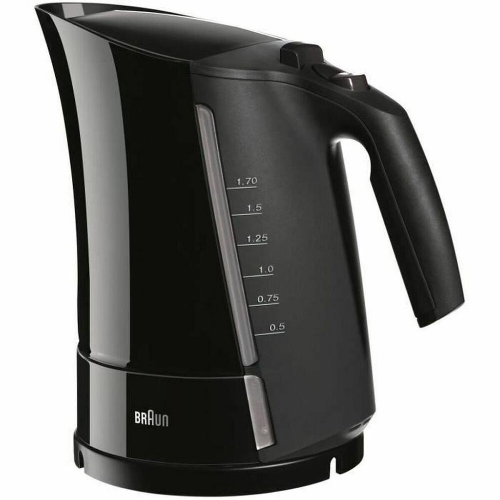 Electric Kettle with LED Light Braun WK300 Black Plastic 2200 W 1.7 L 2200 W
