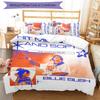3pcs singer Billie Eilish1 pattern bedding set duvet cover set includes duvet cover &pillowcases, perfect all season bedroom decoration & gift