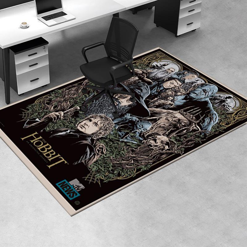 

The Hobbit Movie Poster Print Office Mat Home Decor Office Desk Chair Rugs Chair Carpet for office Chair Mat Gift For Halloween & Christmas 60cm by 90cm