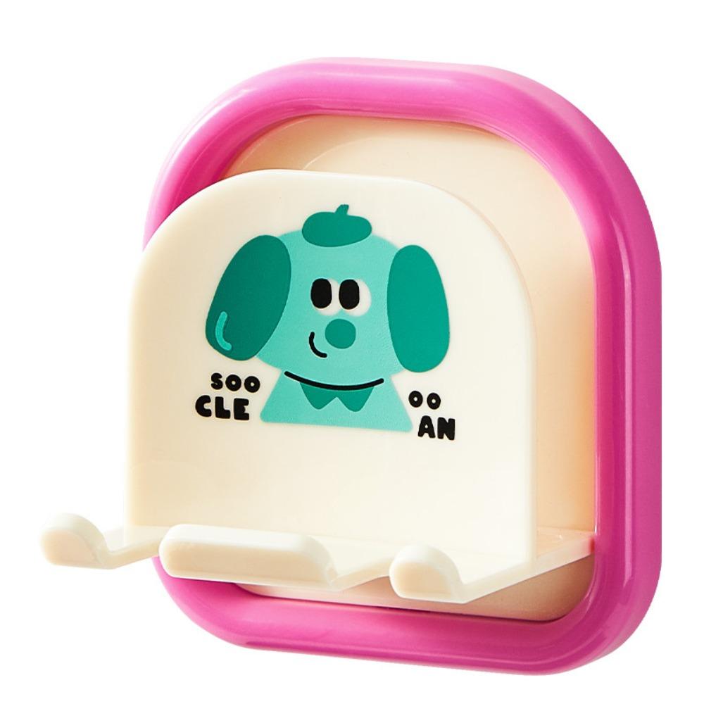 

Wall Mounted Toothbrush Storage Rack Perforation-free Toothbrush Cup Mouthwash Cup Home Decor