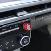 One Pair Aluminum Alloy Sound Key Adjustment Knob Red Blue Black Konb Ring Trim Cover For Hyundai IONIQ 9 Accessories