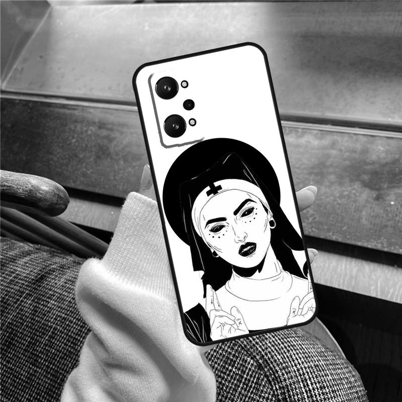 

Sister Style Nun Sexy Girl Case For Realme 15 Pro 11 12 13 14 Pro Plus C65 C67 C61 C53 C55 C51 C25 C63 C71 C75 GT6 GT7 Realme C63 4G
