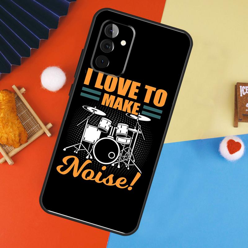 Drum Drummer Music DJ Case For Samsung Galaxy A54 A34 A14 A55 A35 A33 A53 A13 A23 A17 A06 A16 A56 A36 A52 A32 A15