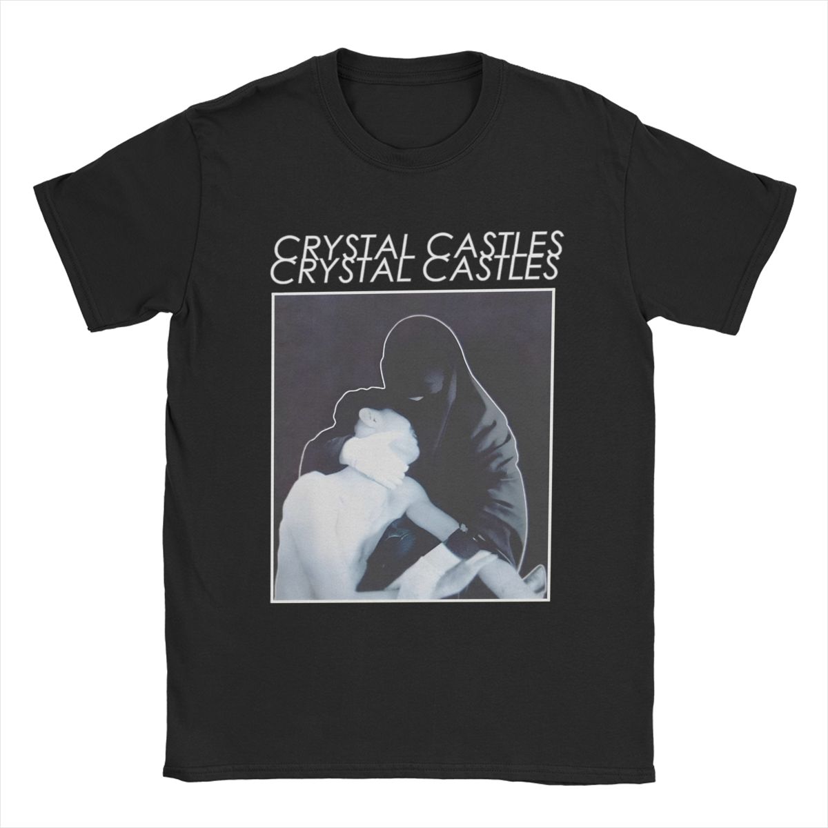 

Чоловіча футболка Crystal Castles Чудова бавовняна футболка Футболка з коротким рукавом Круглий виріз Топи Класична M