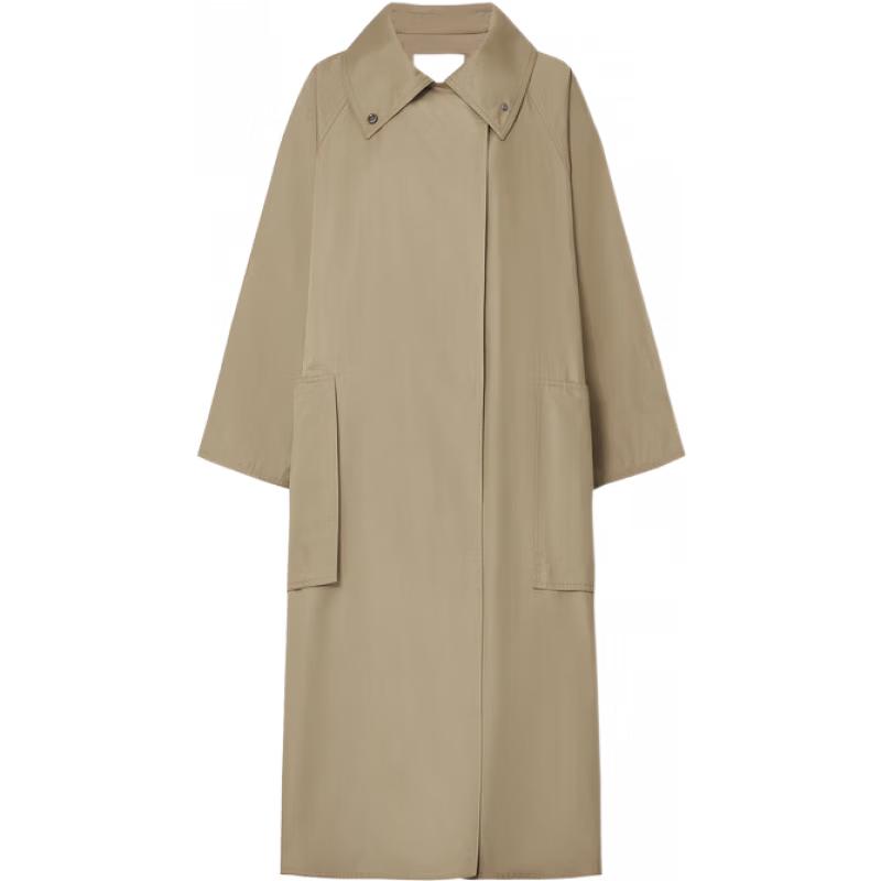 Edition Gao Yuanyuan Style Elite Wardrobe Oversized Lapel Trench Coat