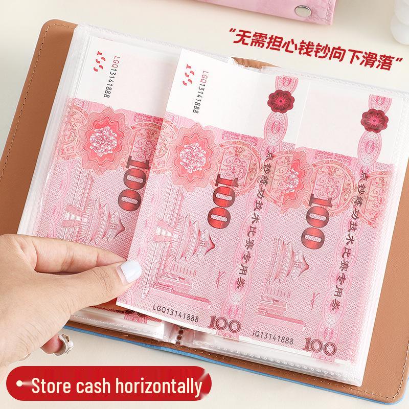 A6 Cross-Border Landscape Style Money Album with Password Lock