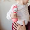 Juguete Mordedor Sonajero Musical para Bebé 0-24 Meses Chupete para Recién Nacidos Desgarro, Campana de Cama para Niños Móvil para Cuna Cochecito, Sonajero Educativo