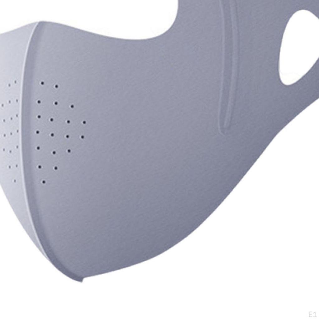 Cooling Face Cover Mask with Adjustable Ear Loops Breathable Sun Protection for Shopping