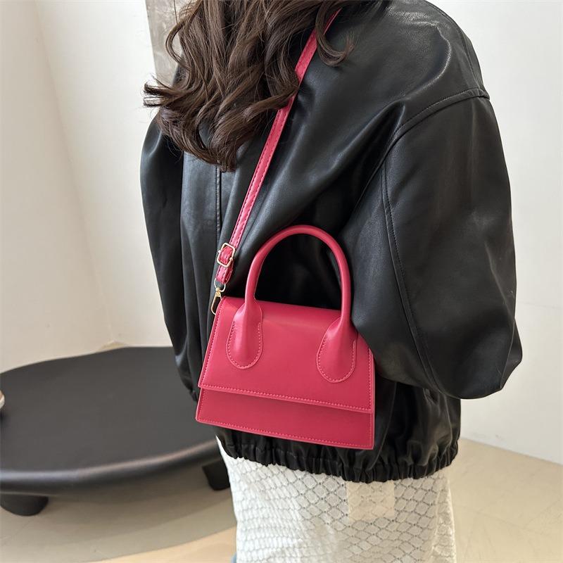 New popular trendy and beautiful messenger bag texture niche design bag women's autumn fashion shoulder small square bag