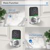 Keypad Smart Door Lock with Knob: Kucacci Keyless Entry Fingerprint Lock for Front Door - Keypad Digital Lock with Handle - Electronic Code Door Knob