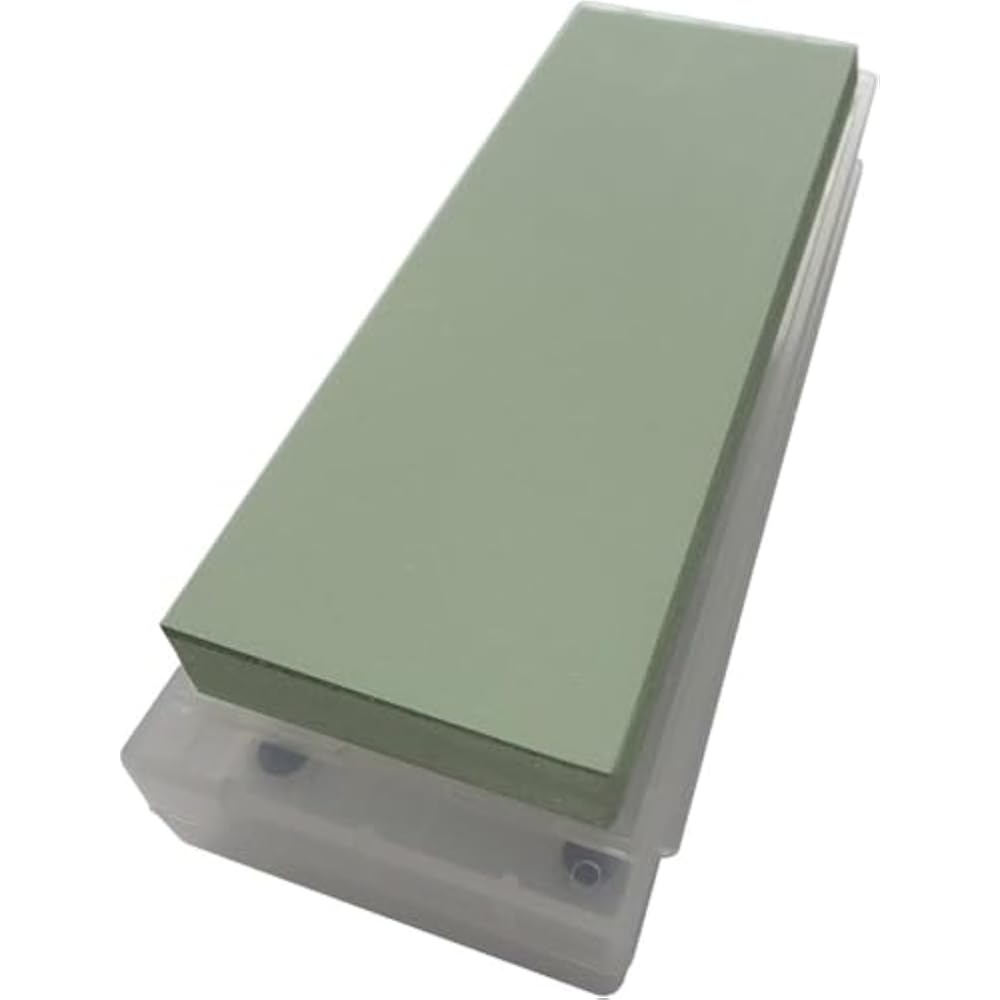 Naniwa (NANIWA) Professional Whetstone Tsuyoshi Kenki (Kagayaki) #10000 with sharpening stand and...