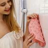 1pc Foot & Back Shower Scrubber, Silicone Bath Massage Pad, Wall Mounted Body Back Scrubber, Silicone Bath Massage Cushion Brush With Non-Slip