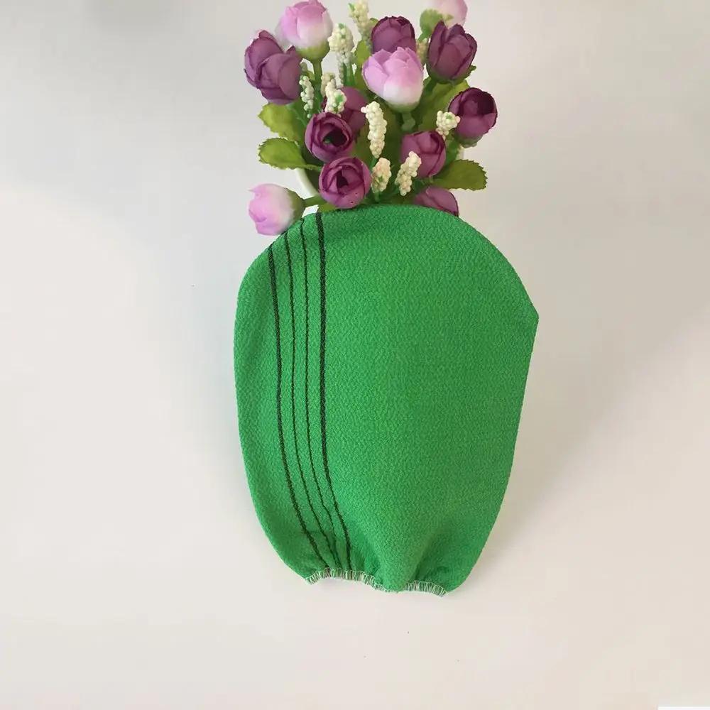 1pcs Durable Towel Korean Exfoliating Bath Washcloth Shower Spa Exfoliator Two-Sided Bath Glove Body Cleaning Tool